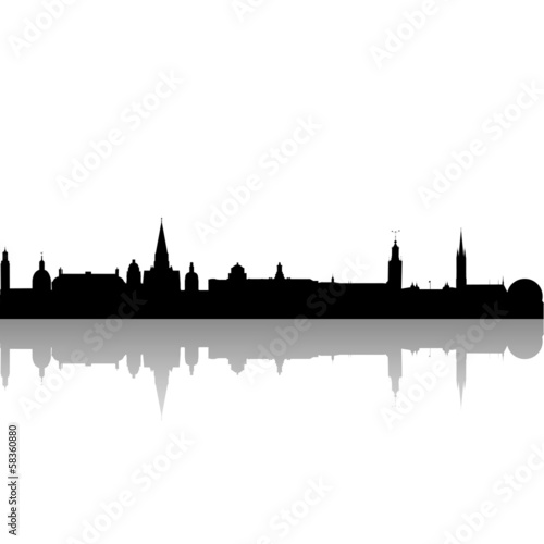 Buildings silhouettes