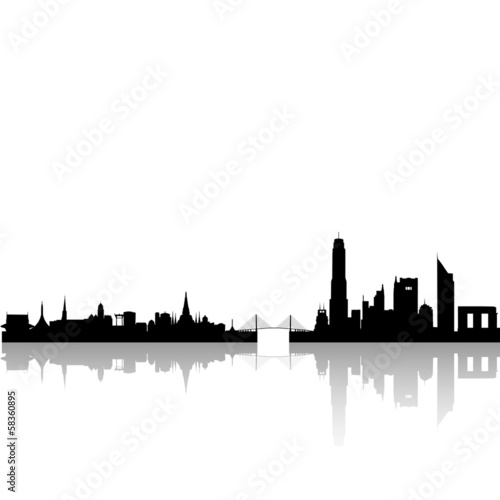 Buildings silhouettes