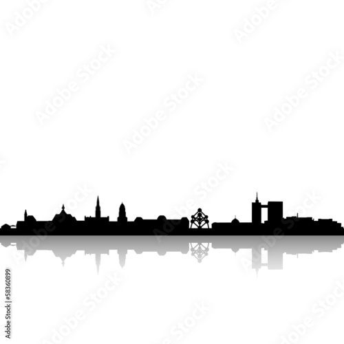 Buildings silhouettes