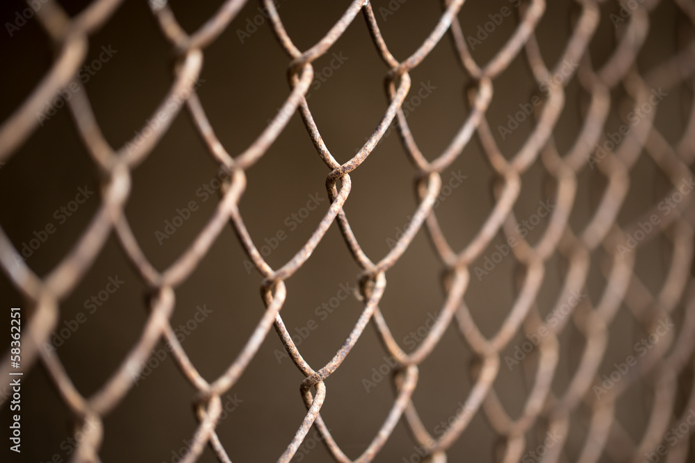 Fototapeta premium abstract rusty metal mesh