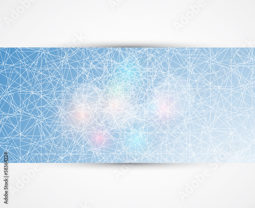 Ice abstract background with lines texture of the frosty surface
