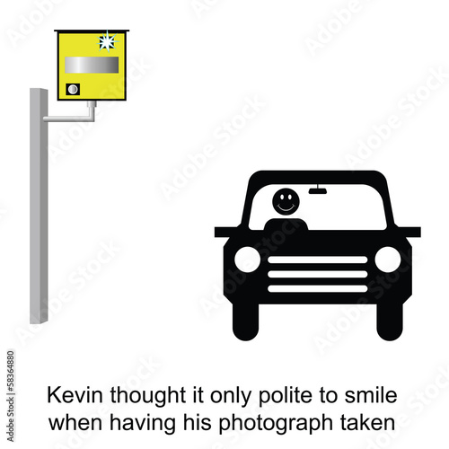 Kevin always smiled when having his photo taken