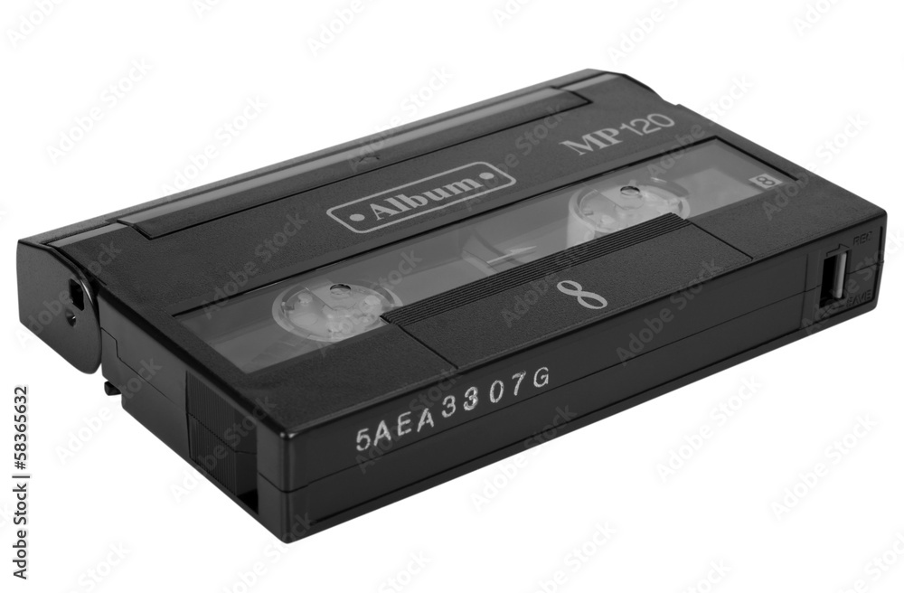 Close-up of a video cassette Close-up of a video cassette
