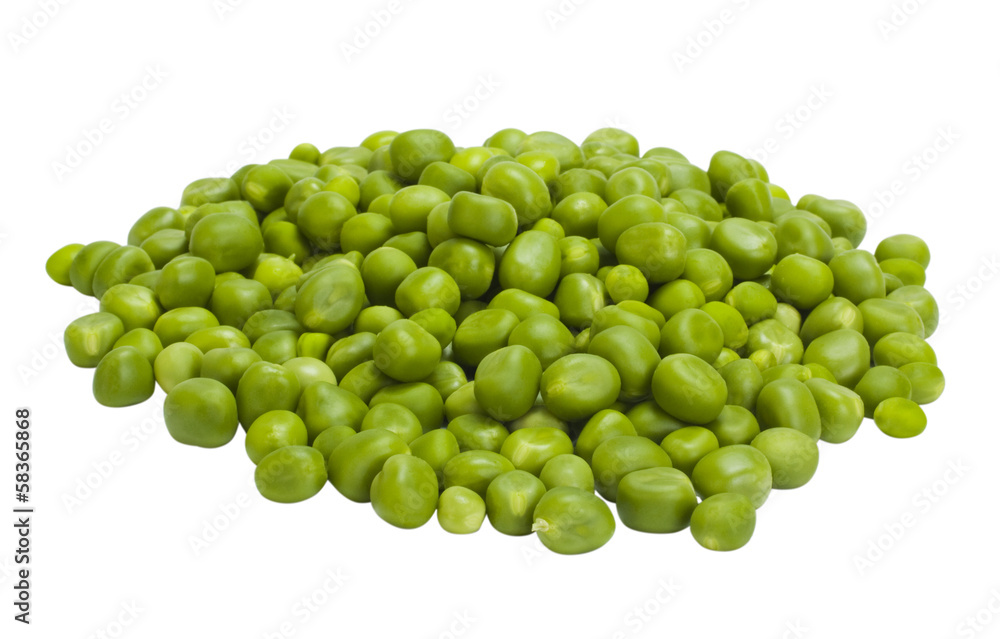 Close-up of a heap of green peas Close-up of a heap of green peas