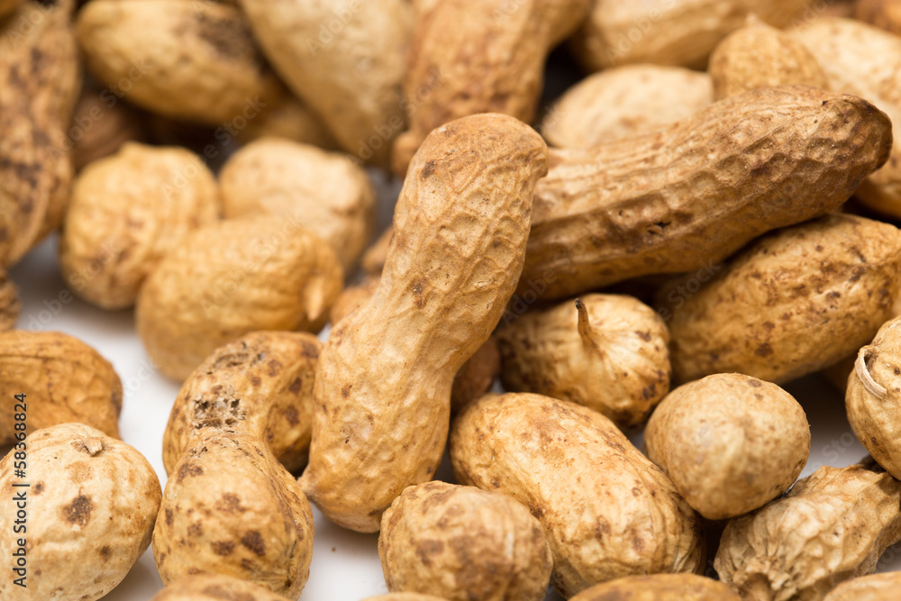 Background of peanuts. macro Background of peanuts. macro