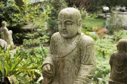 Ruined statue Ksitigarbha Bodhisattva © ChenPG