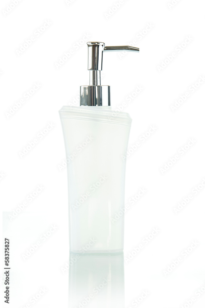 White pump bottle White pump bottle