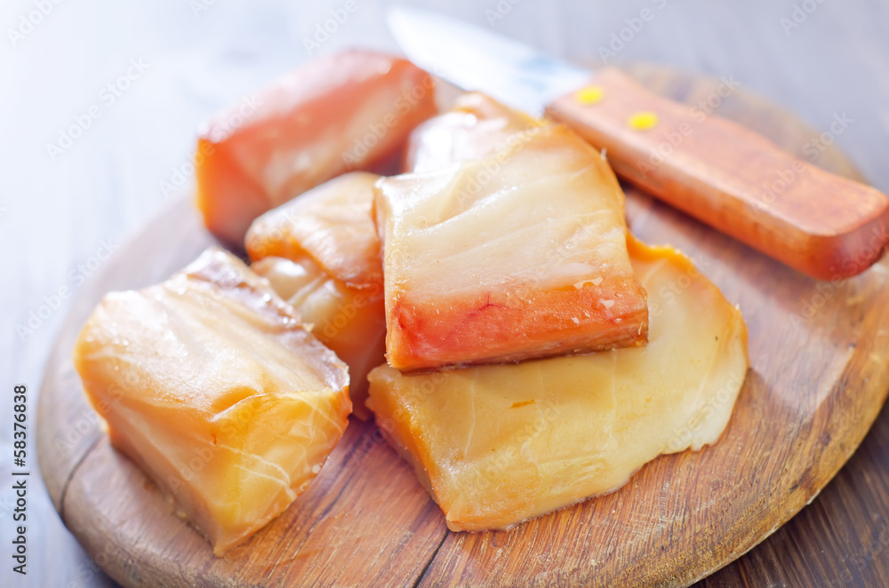 smoked fish on board