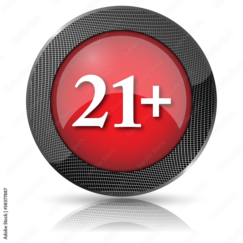Fototapeta premium 21 plus icon