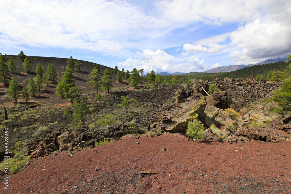volcan Sunset crater