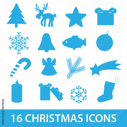 christmas icon collection eps10