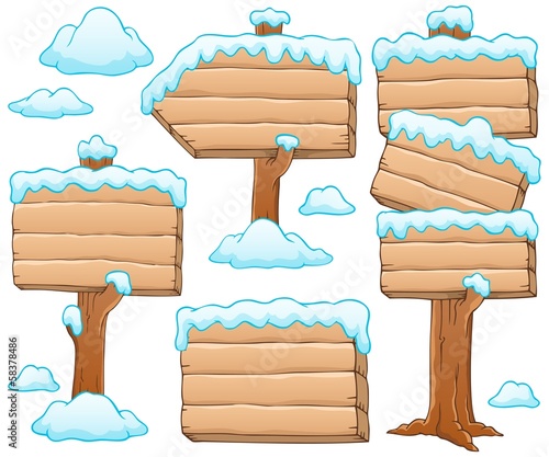 Wooden signboard theme image 5