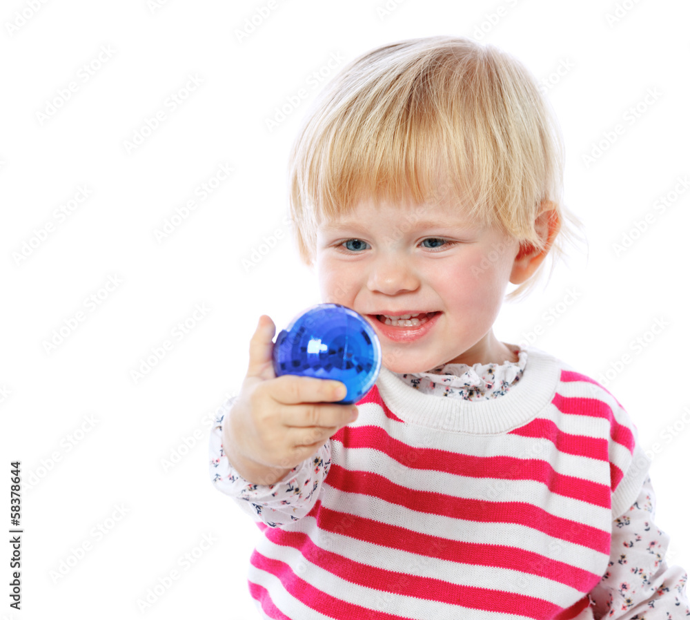 portrait of a little girl holding a Christmas ball, celebration, portrait of a little girl holding a Christmas ball, celebration,