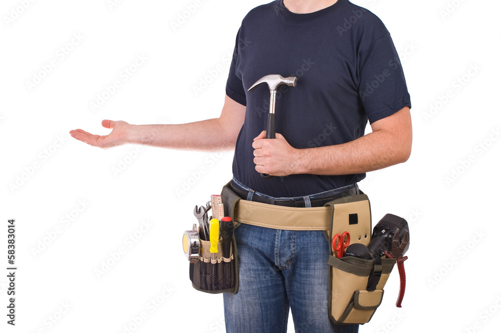 Blue collar worker. Blue collar worker.