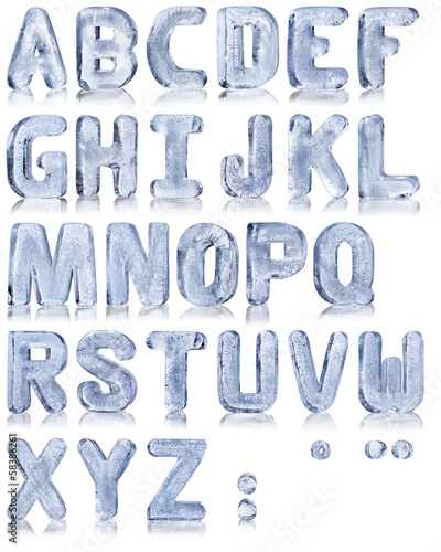 Ice alphabet