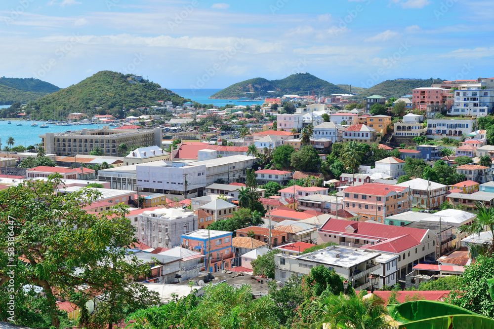 Fototapeta premium St Thomas harbor