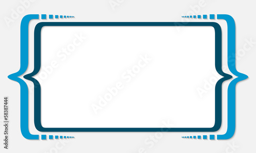 blue text box with square brackets