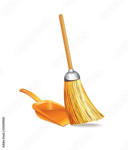 Broom And Dustpan