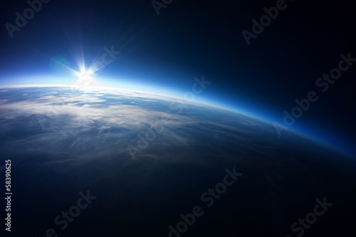 Near Space photography - 20km above ground / real photo