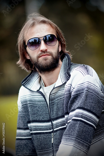 Portrait of the young man.