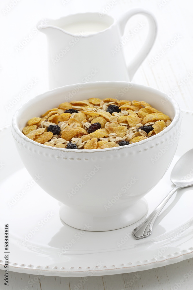 Delicious and healthy granola cereal Delicious and healthy granola cereal
