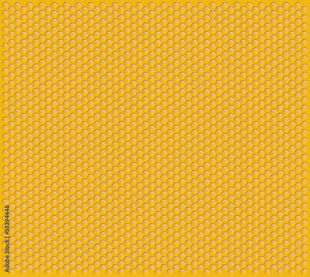 Orange shiny honeycomb full of honey cells decorative texture Orange shiny honeycomb full of honey cells decorative texture