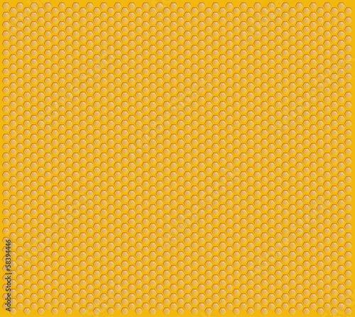 Orange shiny honeycomb full of honey cells decorative texture