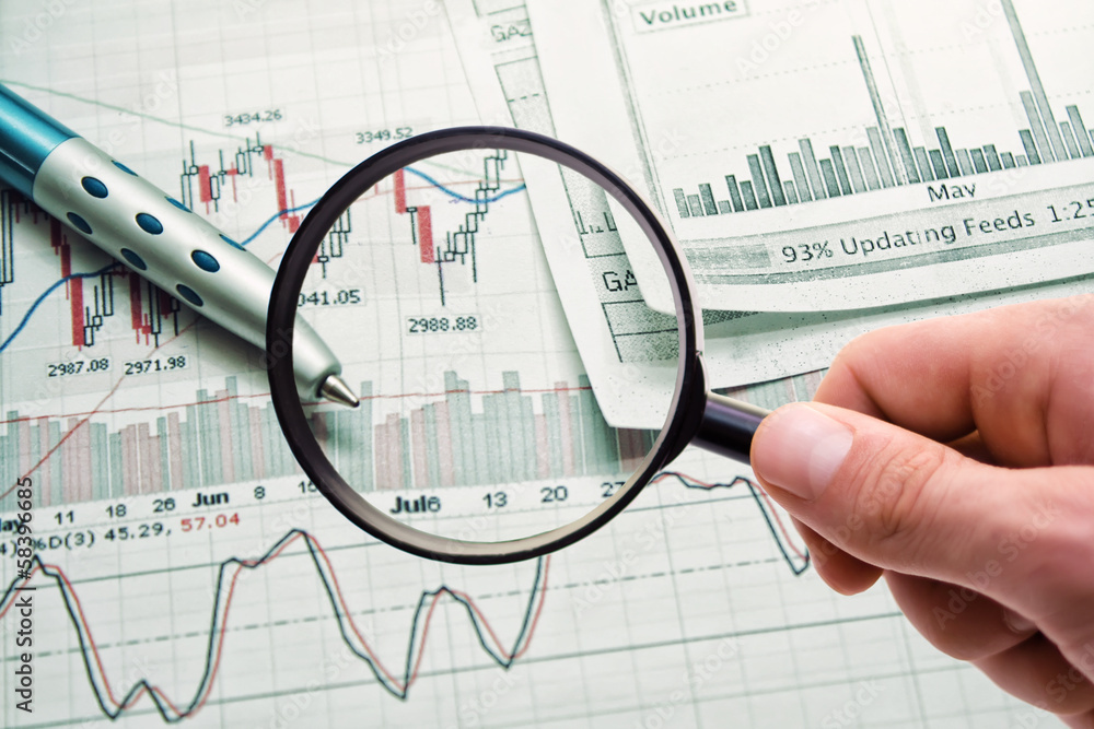 Showing business and financial report Showing business and financial report