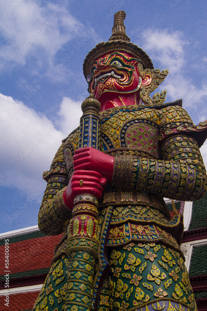 Giant at the temple in bangkok Giant at the temple in bangkok