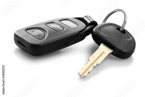 Obraz na płótnie car key with remote control w salonie