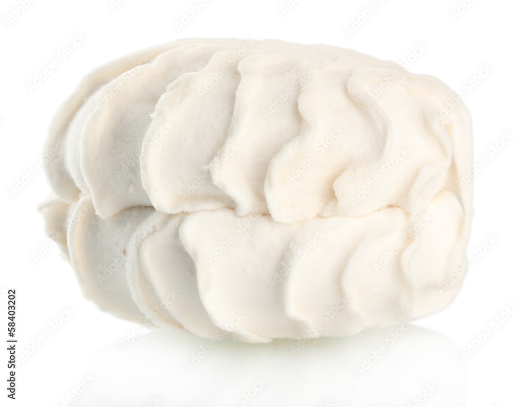 Marshmallow isolated on white Marshmallow isolated on white
