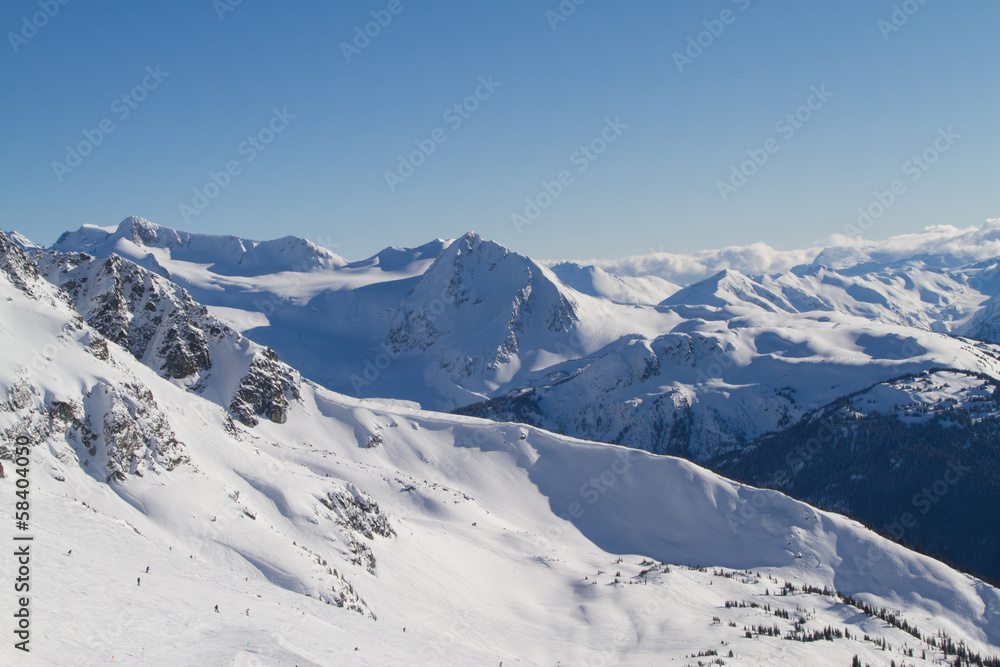 Winter skiing season Winter skiing season