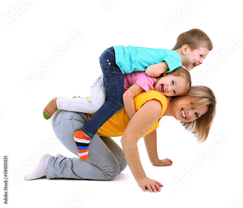 Little children with nice m...