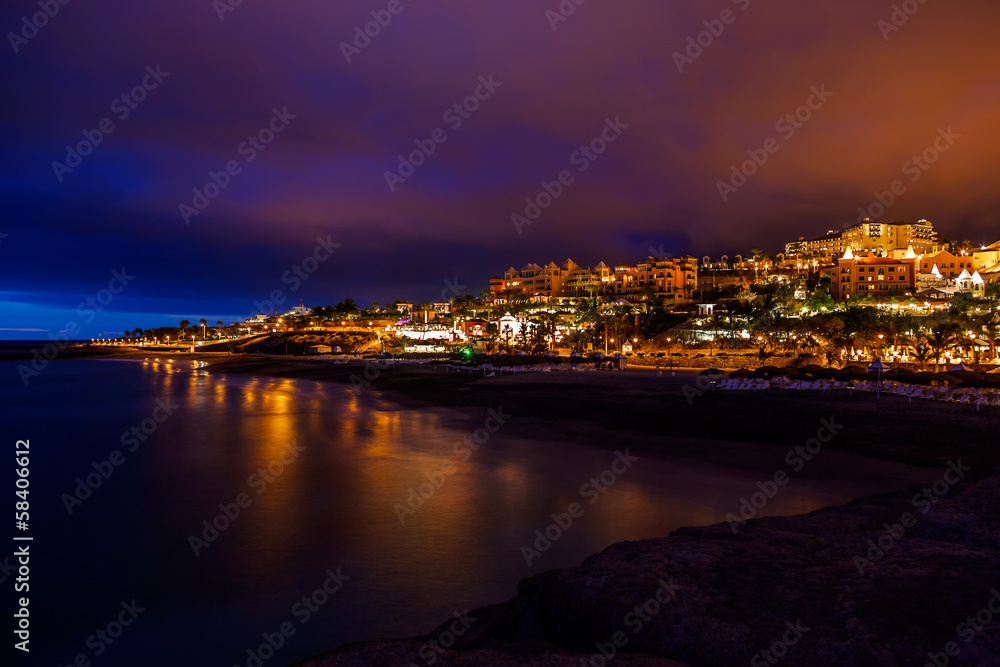 Naklejka premium Beach in Tenerife island - Canary