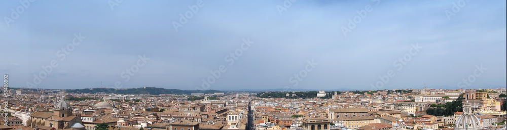 panoramic view Rome