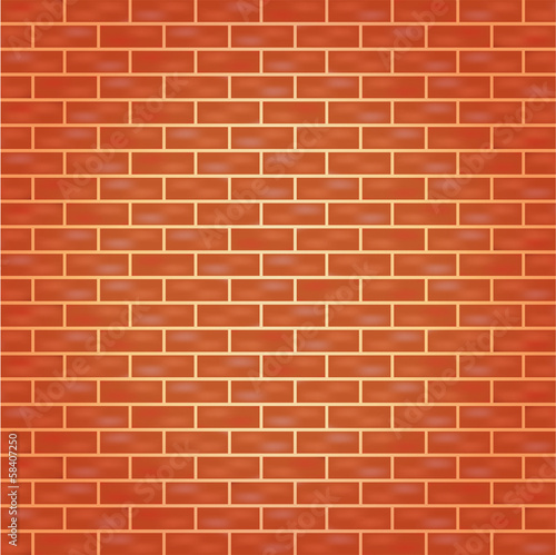 Vector brick wall