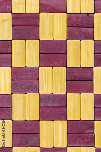 wood pad background.