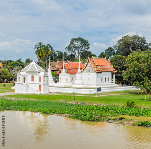 Ancient Thai temple of Wat Uposatharam in Uthai Thani, Thailand photo