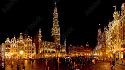 Bruxelles   Grand place  de nuit