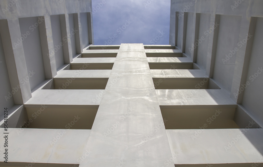 Fototapeta premium Abstract background of buildings exterior.