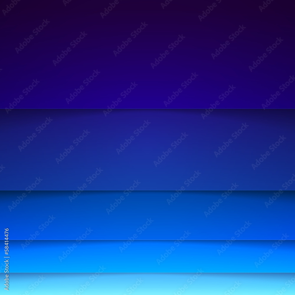 Abstract blue rectangle shapes background