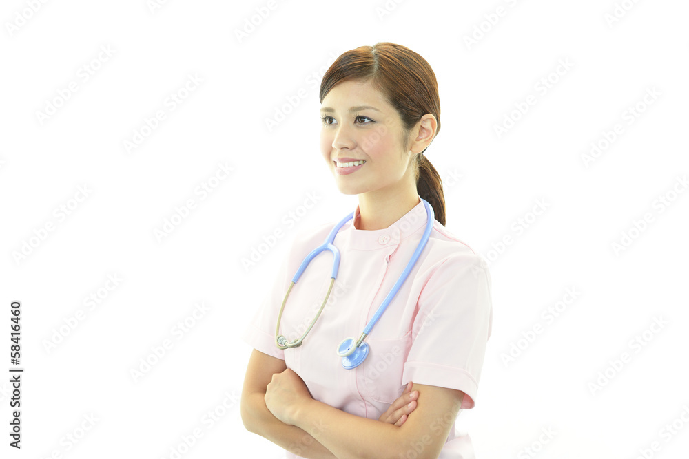 笑顔の看護師 笑顔の看護師