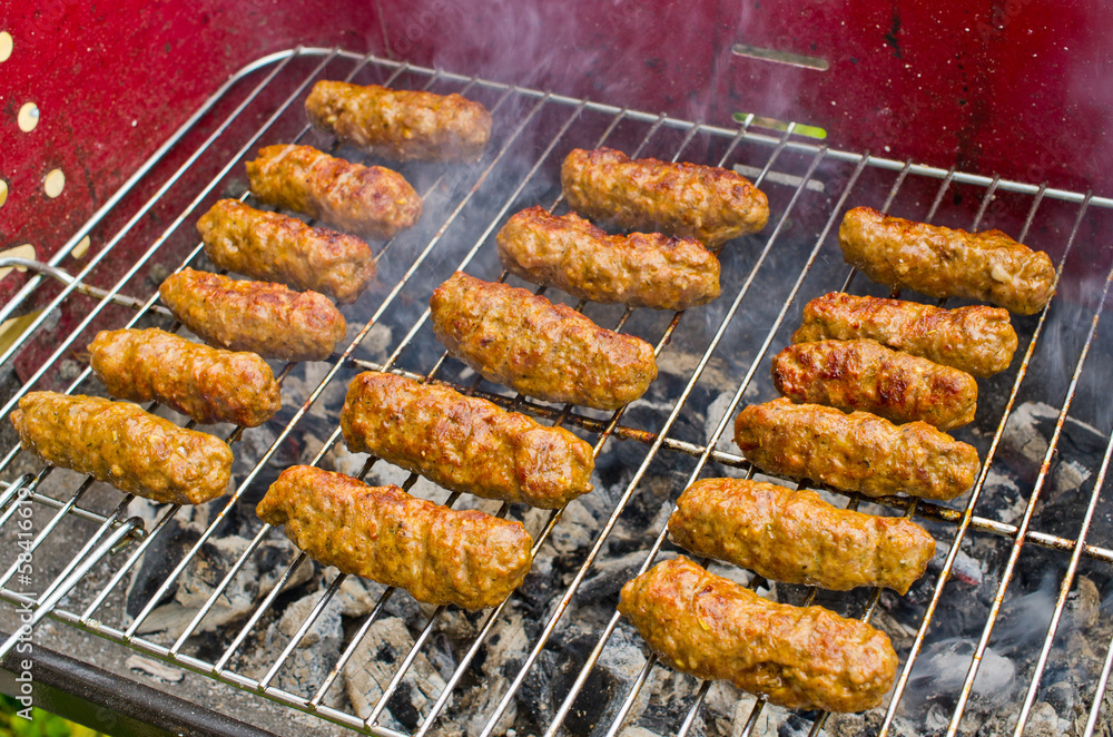 Cevapi on the BBQ Cevapi on the BBQ