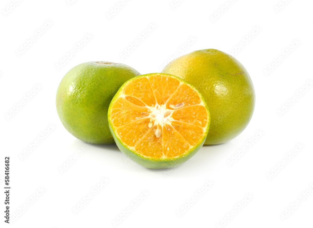 Orange fruit isolated on white background cutout Orange fruit isolated on white background cutout