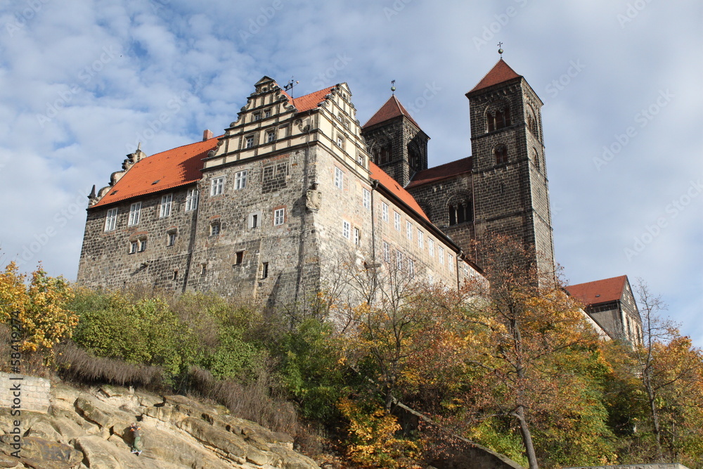 Schlossberg und Stiftskirche St. Servatii zu Quedlinburg