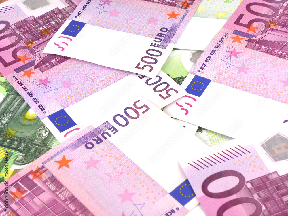 business money background with european euro business money background with european euro