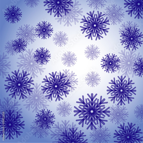 Snowflakes background