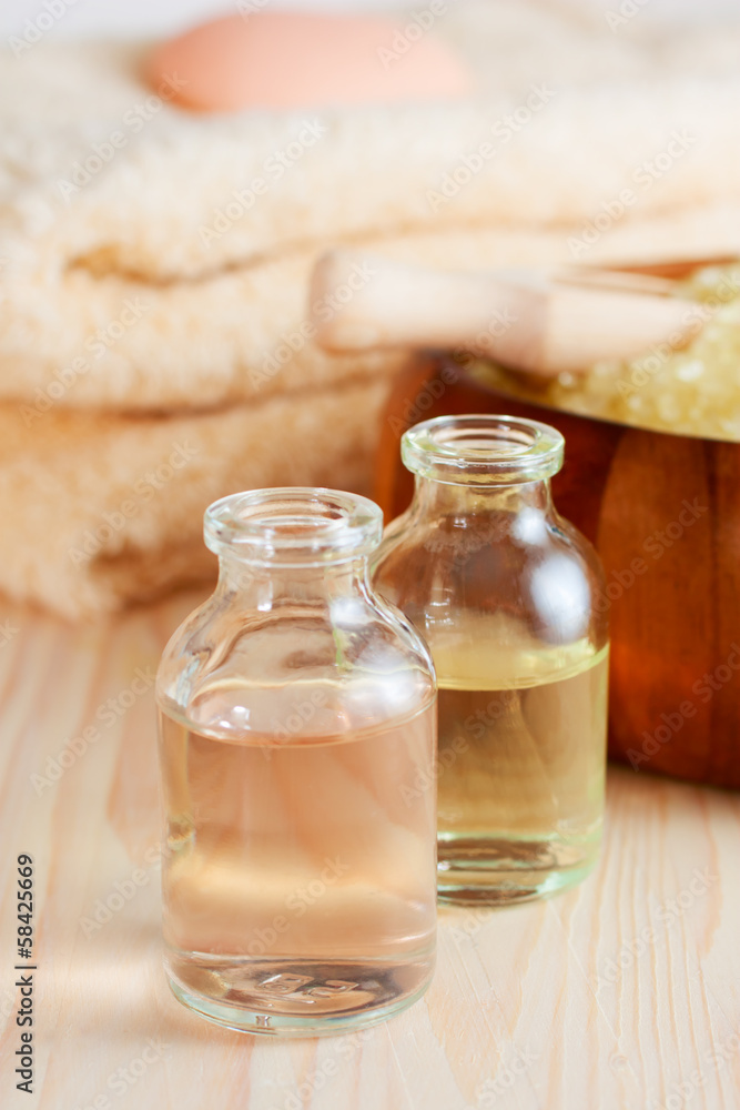 Spa still life with essential oils Spa still life with essential oils