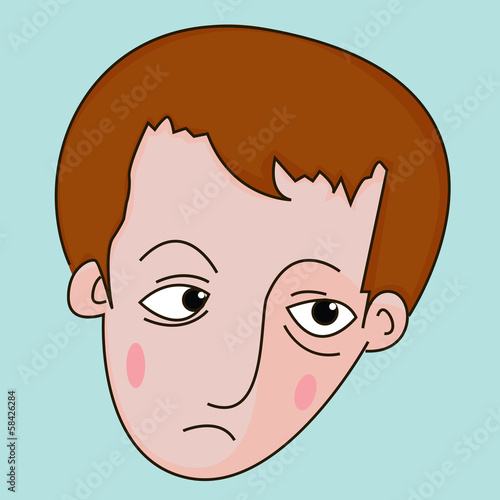Sad expression