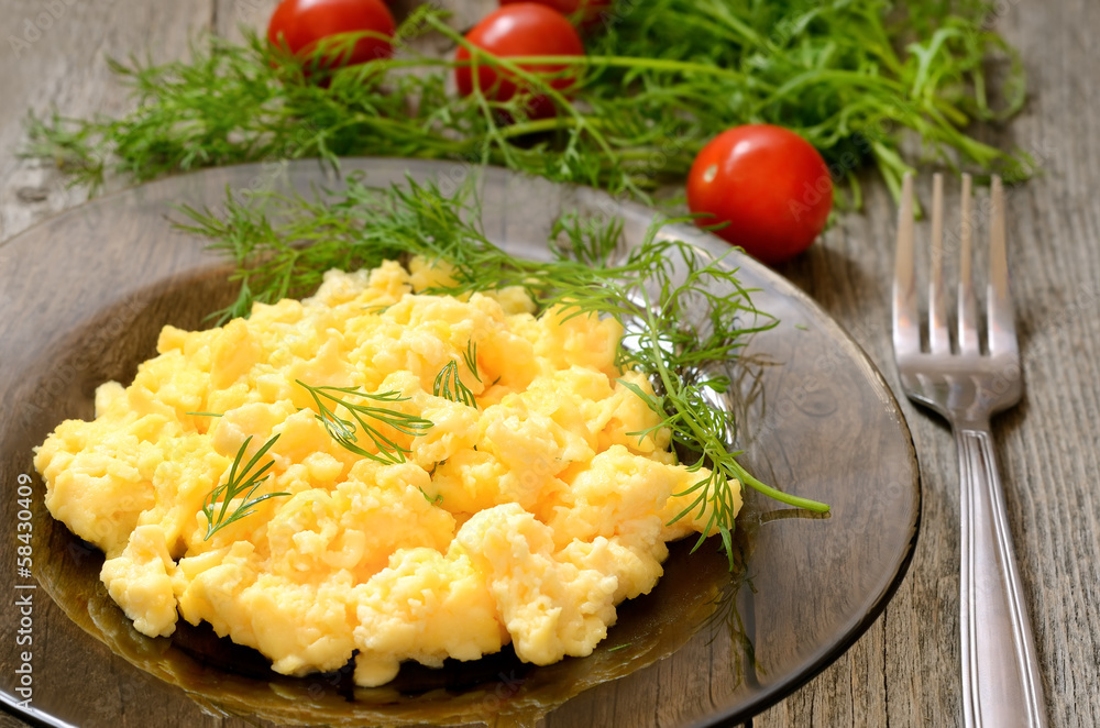 Omelet with herbs and vegetables Omelet with herbs and vegetables